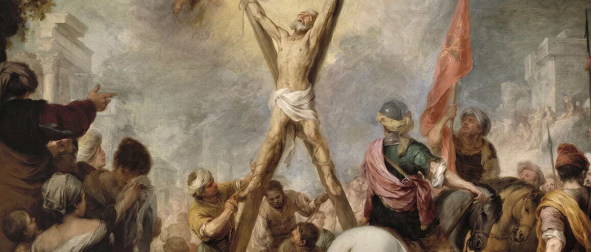 “O martírio do Apóstolo Santo André”, por Bartolomé Esteban Murillo.