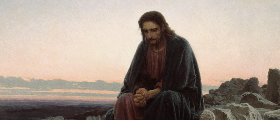 “Cristo no deserto”, por Ivan Kramskoy.