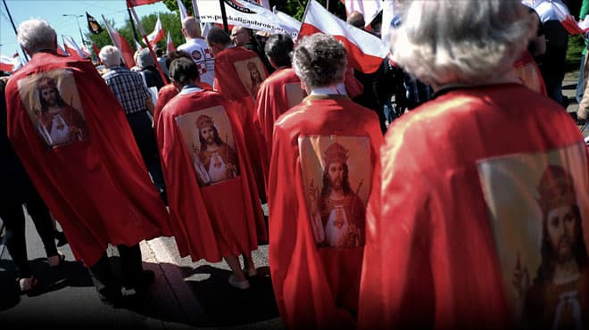 Jesus Cristo é entronizado como Rei da Polônia