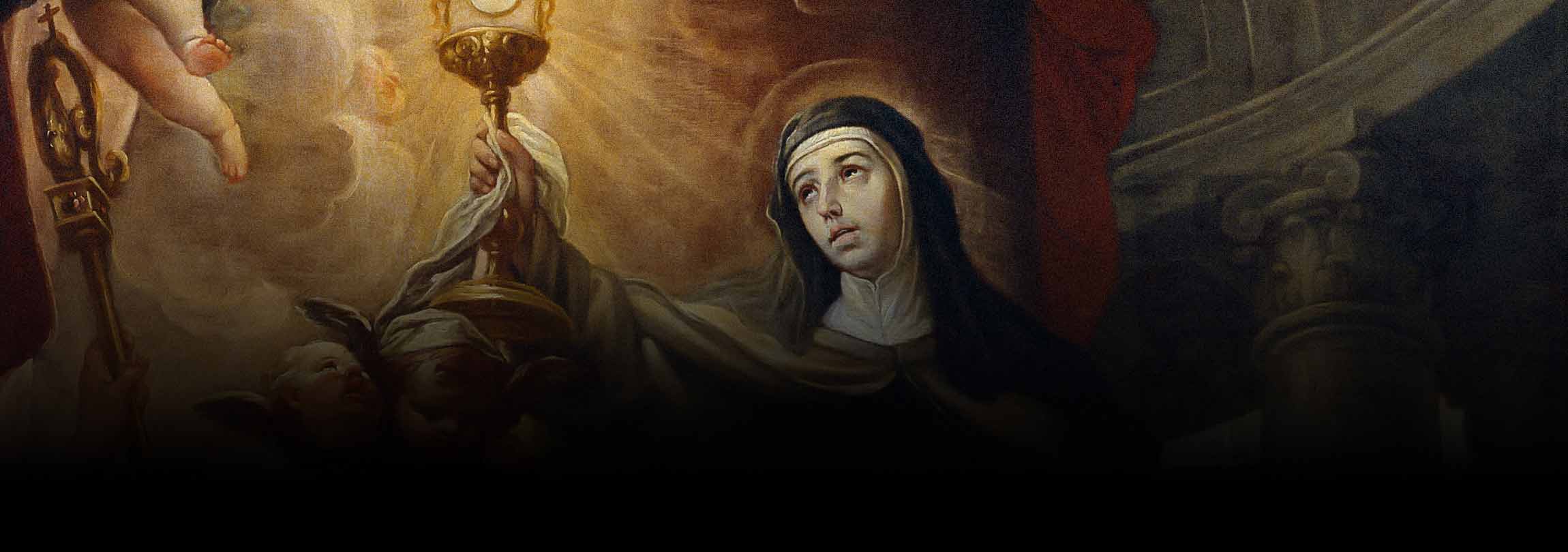 O milagre eucarístico de Santa Clara de Assis