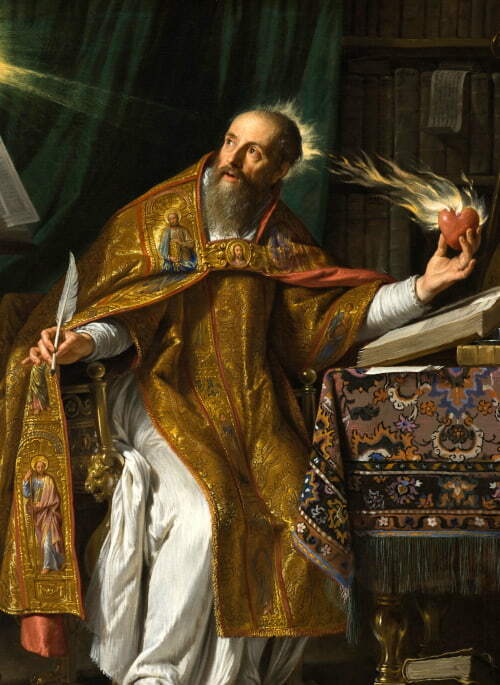 “Santo Agostinho”, por Philippe de Champaigne.