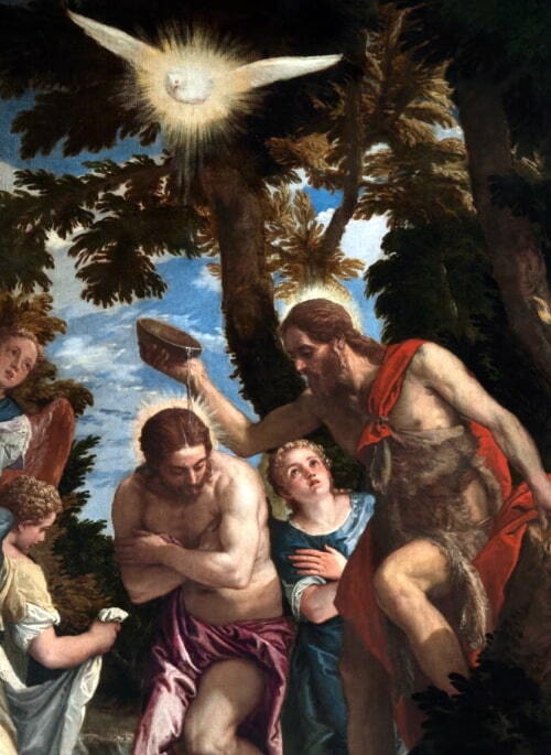 “Batismo de Cristo”, por Paolo Veronese.