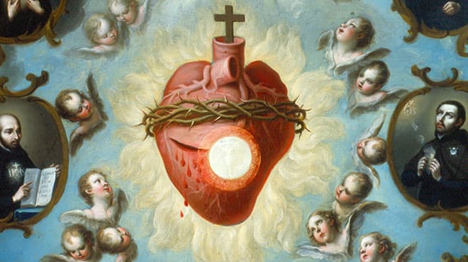 As pulsações do Sagrado Coração de Jesus