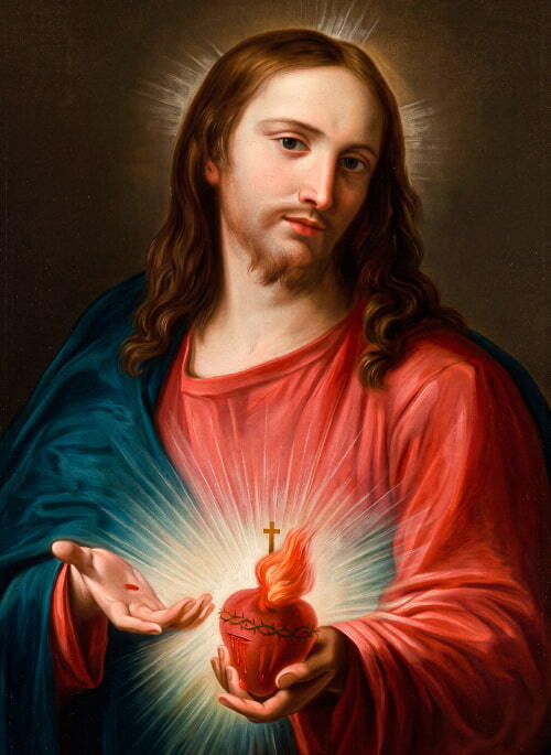 “Sagrado Coração de Jesus”, por Pompeo Batoni.