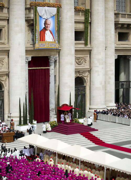 Beatificação de João Paulo II, no dia 1.º de maio de 2011.