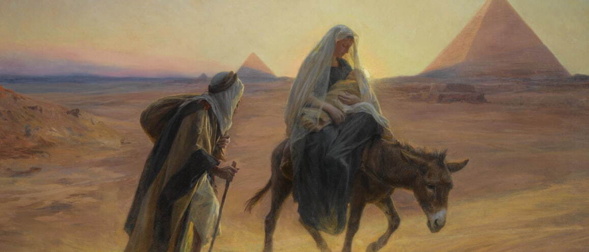 “Fuga para o Egito”, por Eugène Girardet.