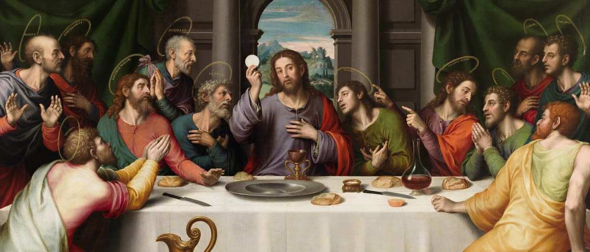 “Última Ceia”, por Juan de Juanes.