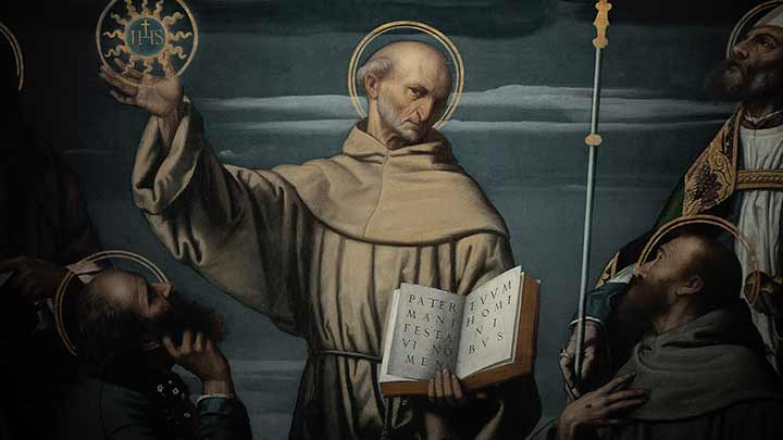 São Bernardino de Sena, voz para um mundo em declínio