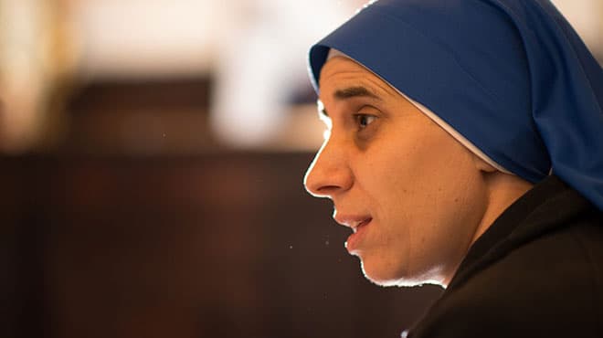 A religiosa que não recuou diante da guerra