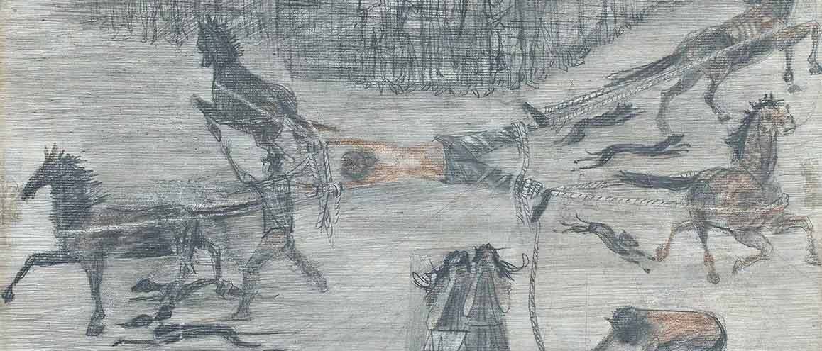 “Esquartejamento de Felipe dos Santos”, quadro de Candido Portinari.