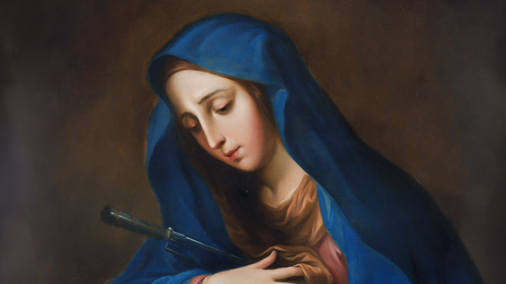 Reze o Setenário de Nossa Senhora das Dores