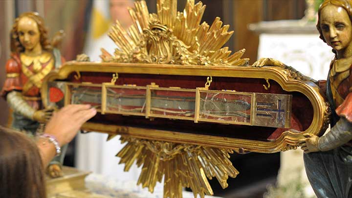 A relíquia do cinto de Nossa Senhora
