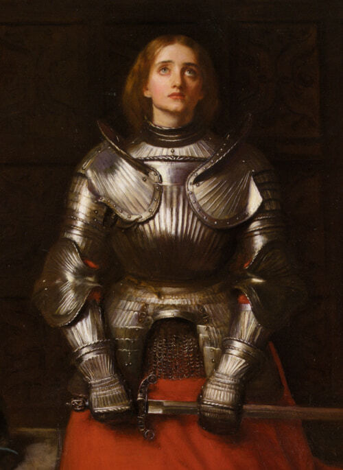Santa Joana d’Arc, em pintura de John Everett Millais.