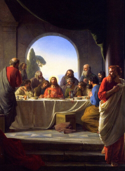 “A Última Ceia”, por Carl Bloch.