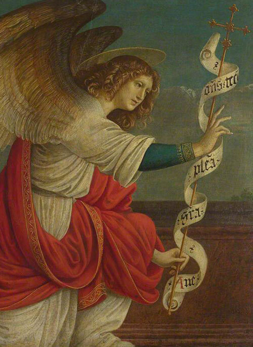 “O anjo Gabriel”, por Gaudenzio Ferrari.
