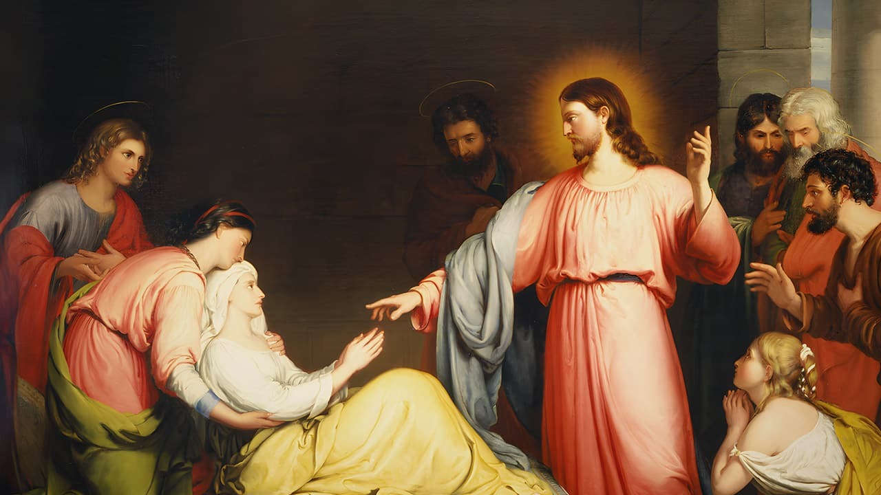 Jesus se inclina sobre a nossa miséria