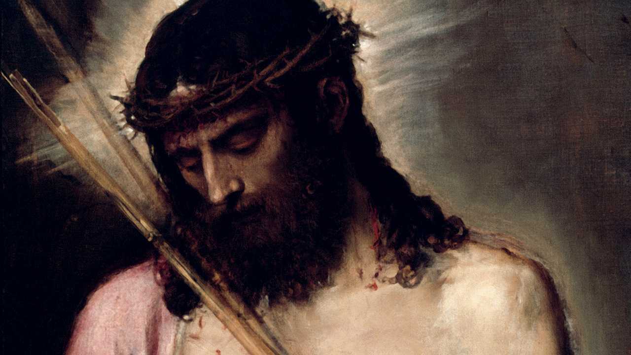 Pilatos mostra Jesus ao povo dizendo: Ecce Homo!