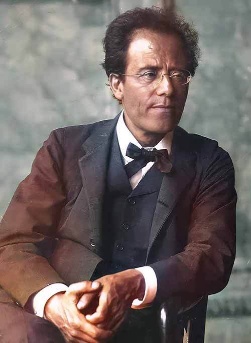 O compositor Gustav Mahler.