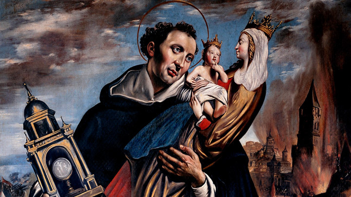 O santo que levou Jesus e Maria nas mãos