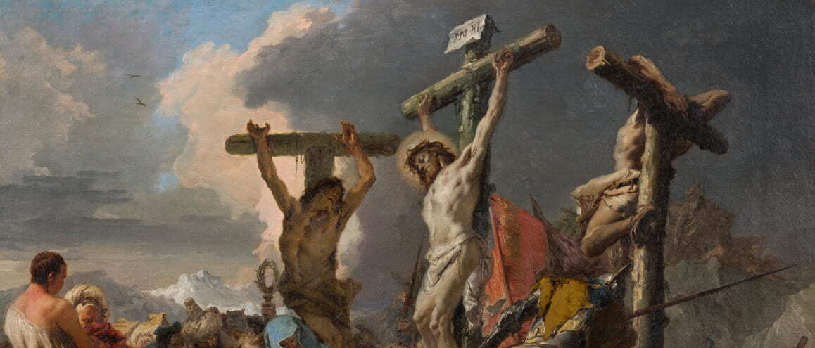 “A Crucificação”, por Giambattista Tiepolo.