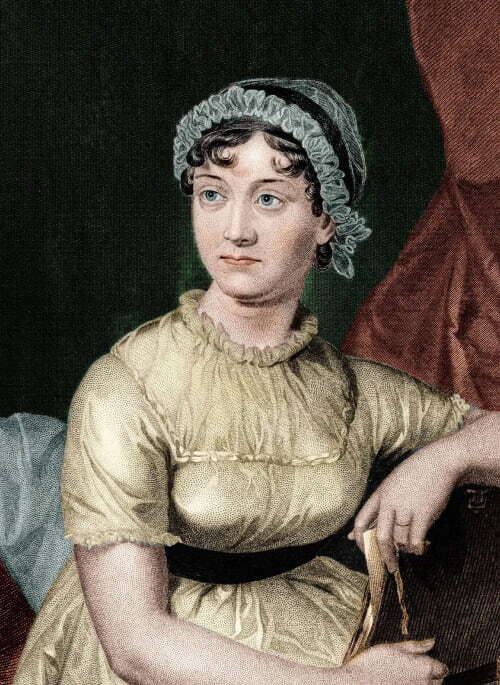 Gravura representando Jane Austen.