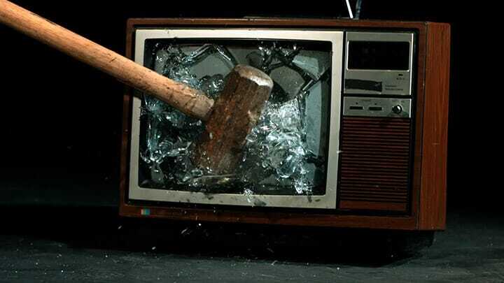 Hora de “quebrar a sua TV”?