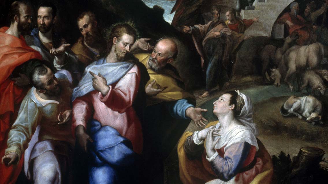 Jesus e a mulher cananeia 