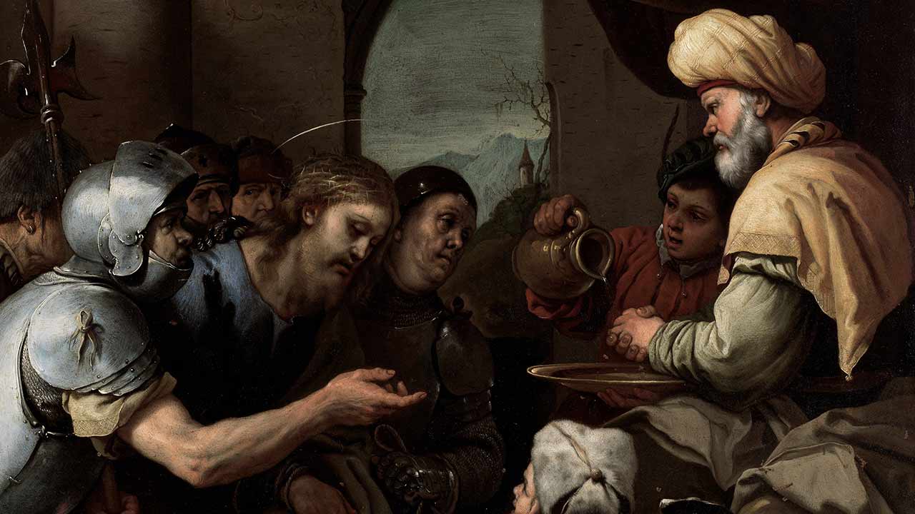 Jesus diante de Pilatos