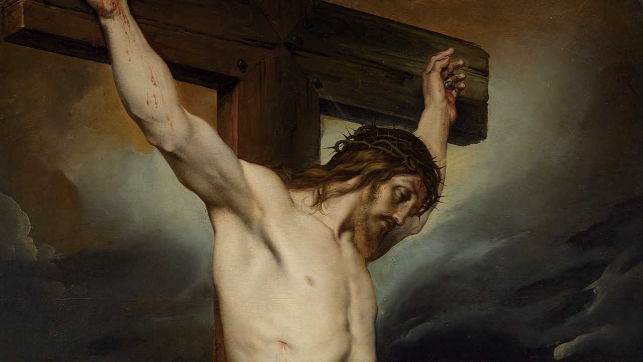 Jesus é crucificado