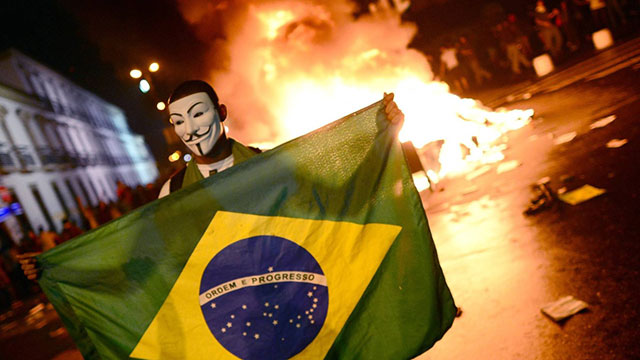 As manifestações no Brasil