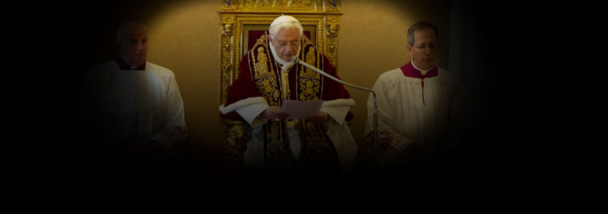 Bento XVI anuncia sua renúncia como Papa