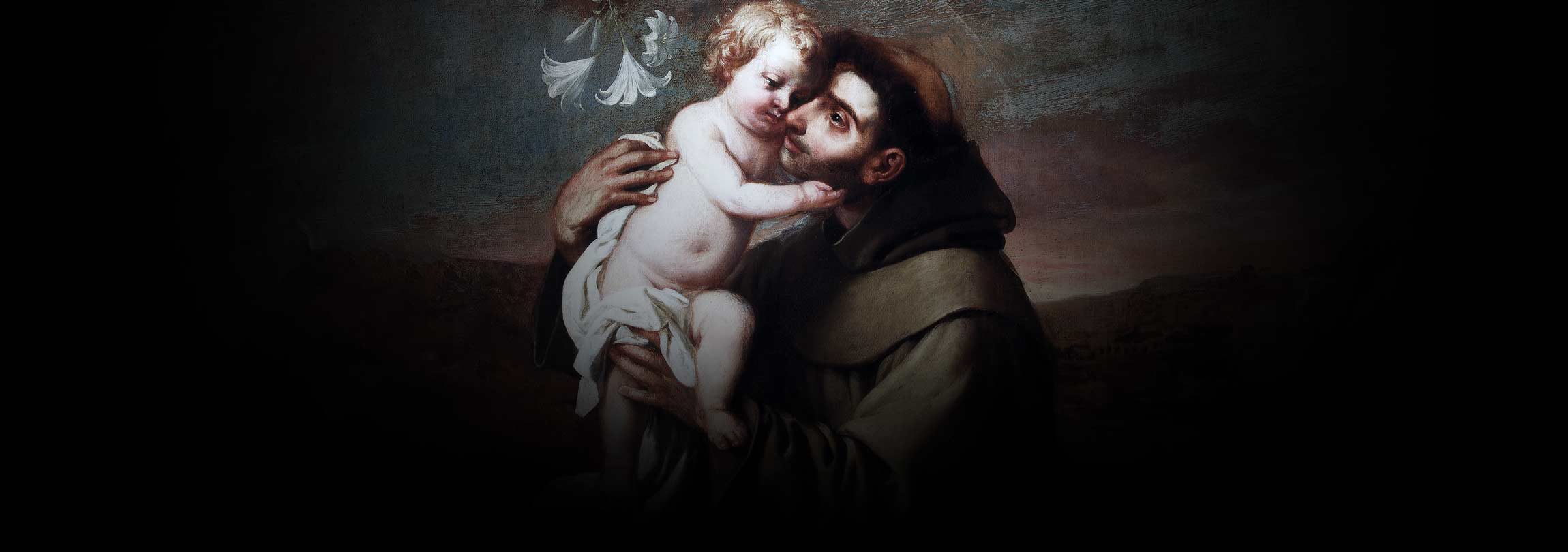 Por que Santo Antônio está abraçando o Menino Jesus?