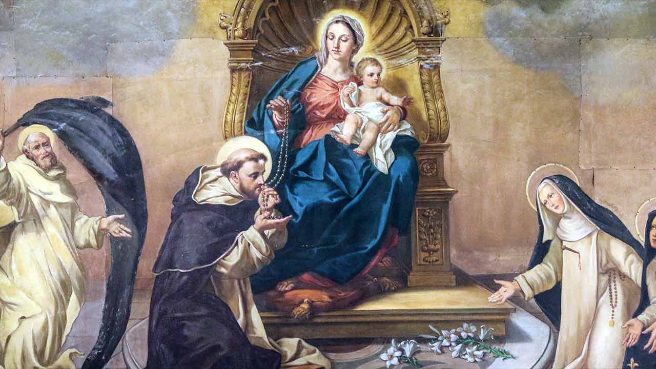 São Domingos e o Santo Rosário